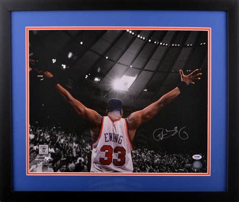 patrick ewing autograph.